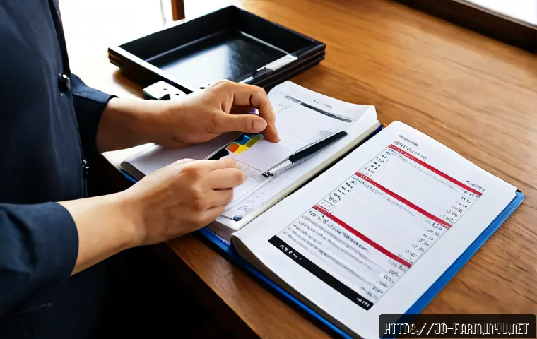 농산물품질관리사 최신 시험 트렌드 - Photorealistic agricultural quality inspector studying at a clean wooden desk, open reference materi...