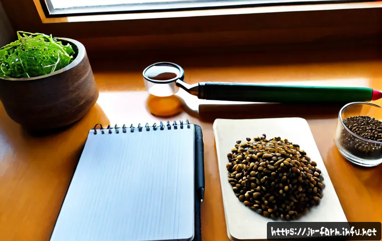 농산물품질관리사 시험 중점 과목 정리 - Photorealistic study desk for an agricultural quality certification exam, neatly arranged fresh vege...